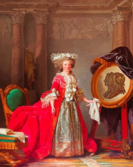 Madame Victoire Of France Guiard paint by number