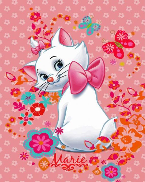 Marie Cat paint by numbers