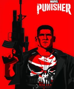 Marvel The Punisher paint by number