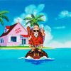 Master Roshi Kame House paint by number