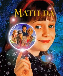 Matilda Film Poster paint by number