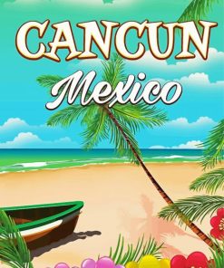 Mexico Cancun paint by numbers