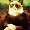 Mona Lisa Grumpy Cat paint by number