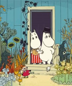 Moomins On The Riviera paint by number