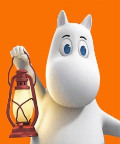 Moomintroll paint by number