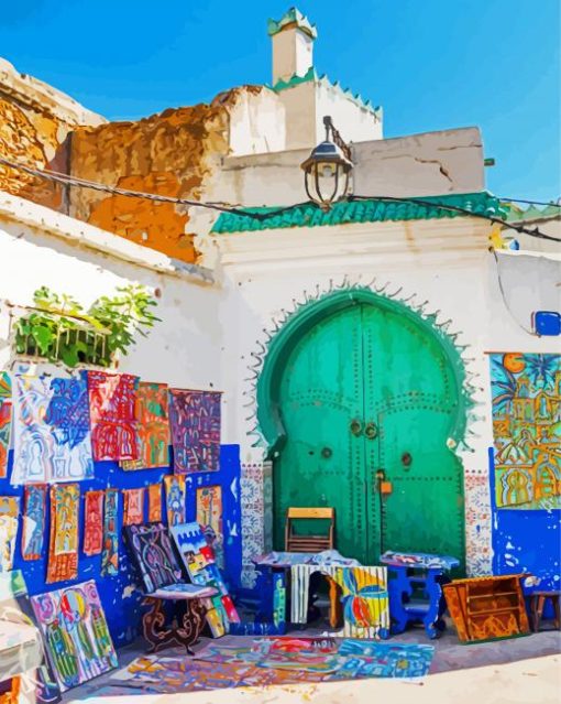 Morocco Asilah paint by numbers