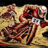 Motorbike Racing paint by number