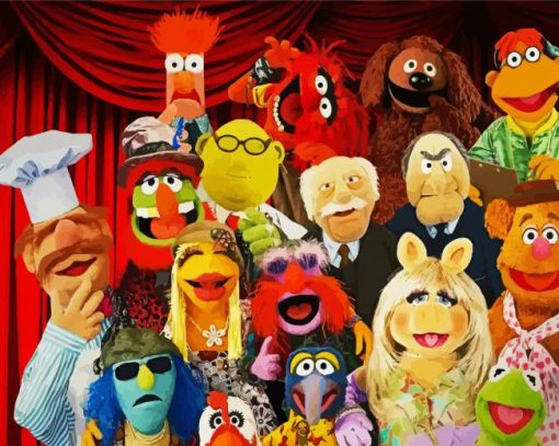 Muppets Characters paint by number