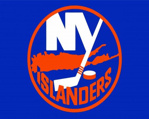 NY Islanders Logo paint by number