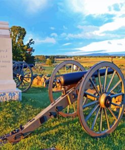 National Military Park Gettysburg paint by numbers