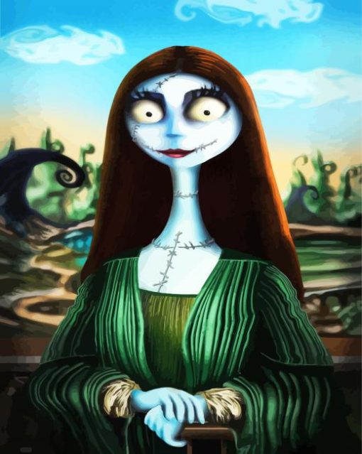 Nightmare Before Christmas Sally paint by number