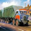 Old Vintage Lorry paint by number
