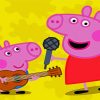 Peppa Pigs Musicians paint by number