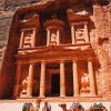 Petra Monument Building paint by number