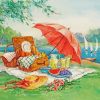 Picnic By Lake paint by numbers