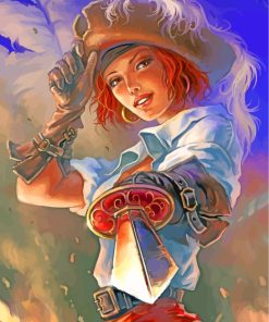 Pirate Girl Arts paint by numbers
