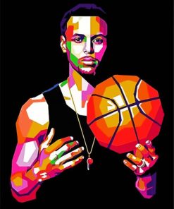Pop Art Stephen Curry paint by number