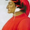 Portrait Of Dante By Botticelli paint by numbers