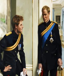 Prince William And Hary paint by number