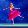 Princess Barbie Dancing paint by numbers