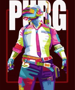 Pubg Game Pop Art paint by number