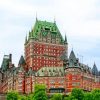 Quebec Chateau Frontenac paint by number