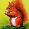 Red Squirrel paint by number