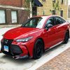 Red Toyota Avalon paint by numbers