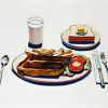 Roast Beef Dinner By Thiebaud paint by numbers