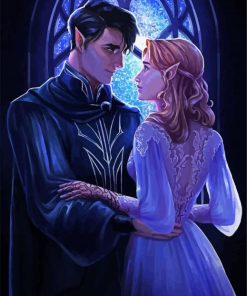 Romantic Rhysand And Feyre paint by numbers