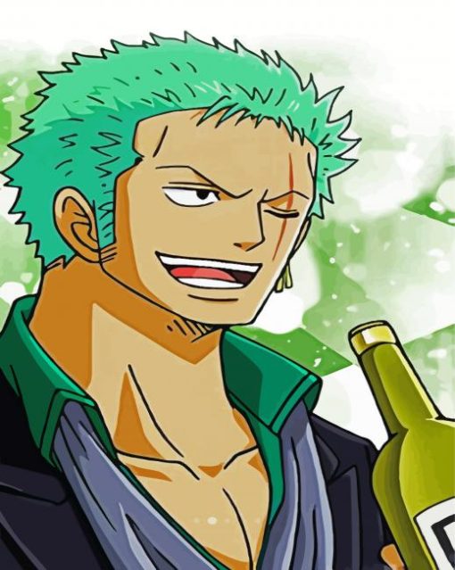 One Piece Roronoa Zoro paint by numbers