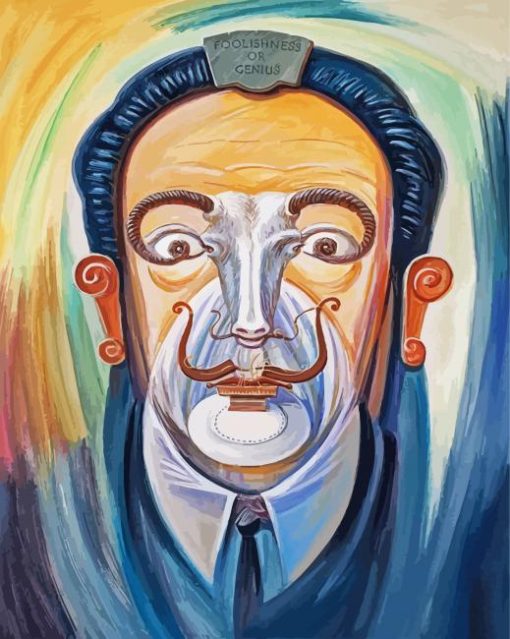Salvador Dali Illusion paint by number