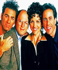 Seinfeld Actors paint by numbers