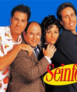 Seinfeld Cast paint by numbers