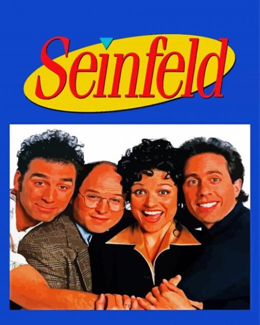 Seinfeld Poster paint by numbers