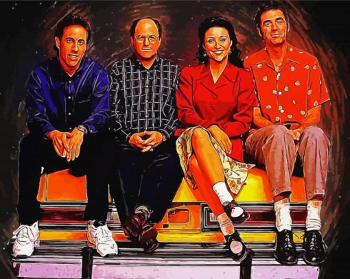 Seinfeld TV Serie paint by numbers