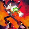 Shadow The Hedgehog Art paint by numbers