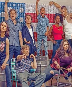 Shameless Cast paint by numbers
