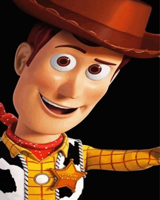 Sheriff Woody Toy Story paint by numbers