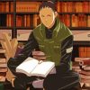 Shikamaru Reading Book paint by number