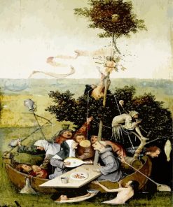 Ship Of Fools By Bosch paint by number