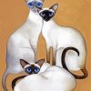 Siamese Family paint by number