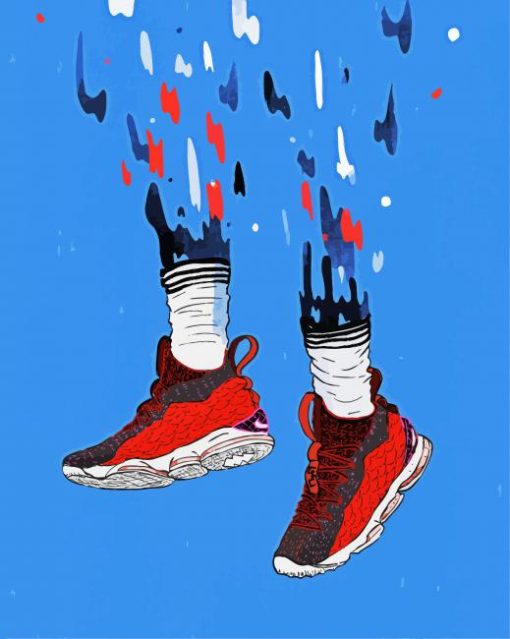 Sneakers Art paint by number