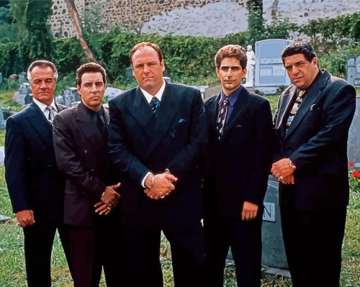 Sopranos Drama paint by number
