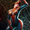 Spider Girl paint by numbers