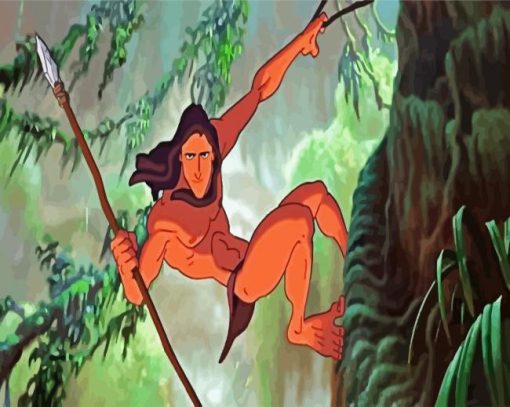 Tarzan Adventure paint by numbers