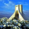 Tehran Azadi Tower paint by numbers