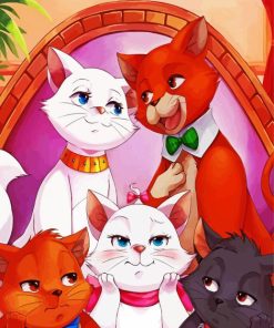 The Aristocats Art paint by number