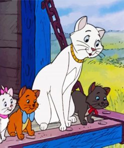 The Aristocats Kittens paint by number