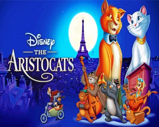 The Aristocats Poster paint by number
